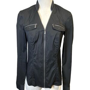 Armani Exchange Zip Up Fitted Shirt/Medium